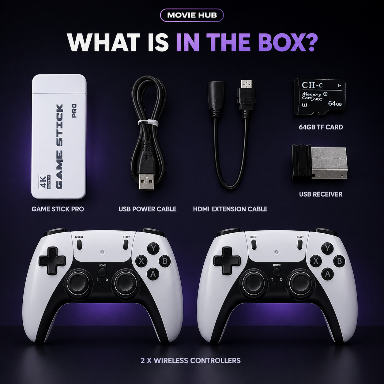 MovieHub™ - Retro Stick Pro