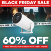 MovieHub™ Ultra HD Projector + FREE Projector Screen