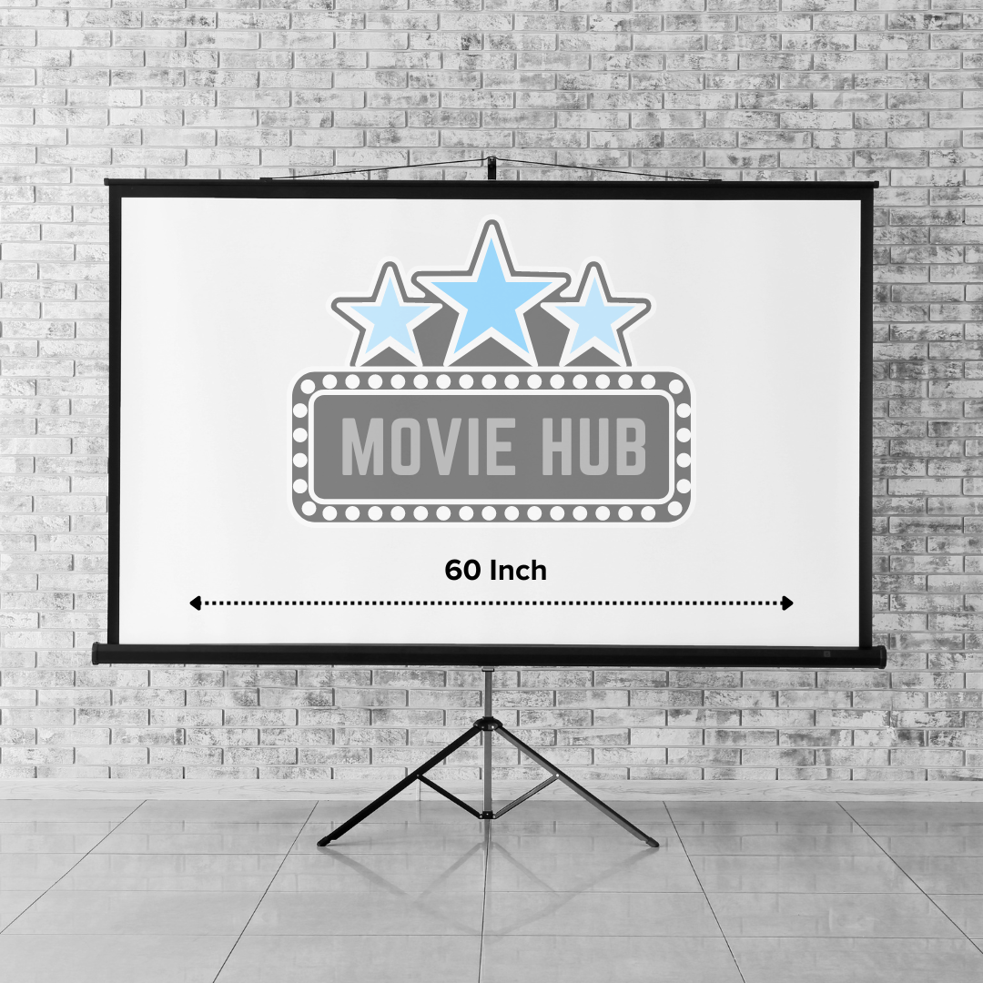 MovieHub™ Deluxe 4K HD Gaming Projector + FREE Projector Screen