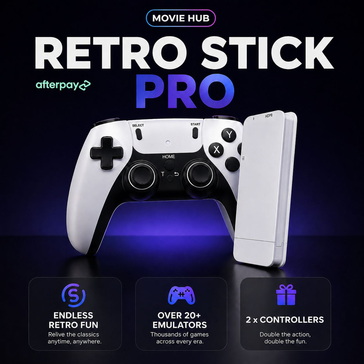 MovieHub™ - Retro Stick Pro